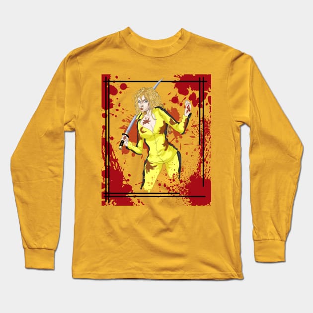 Kill bill sexy bride Long Sleeve T-Shirt by RedSheep